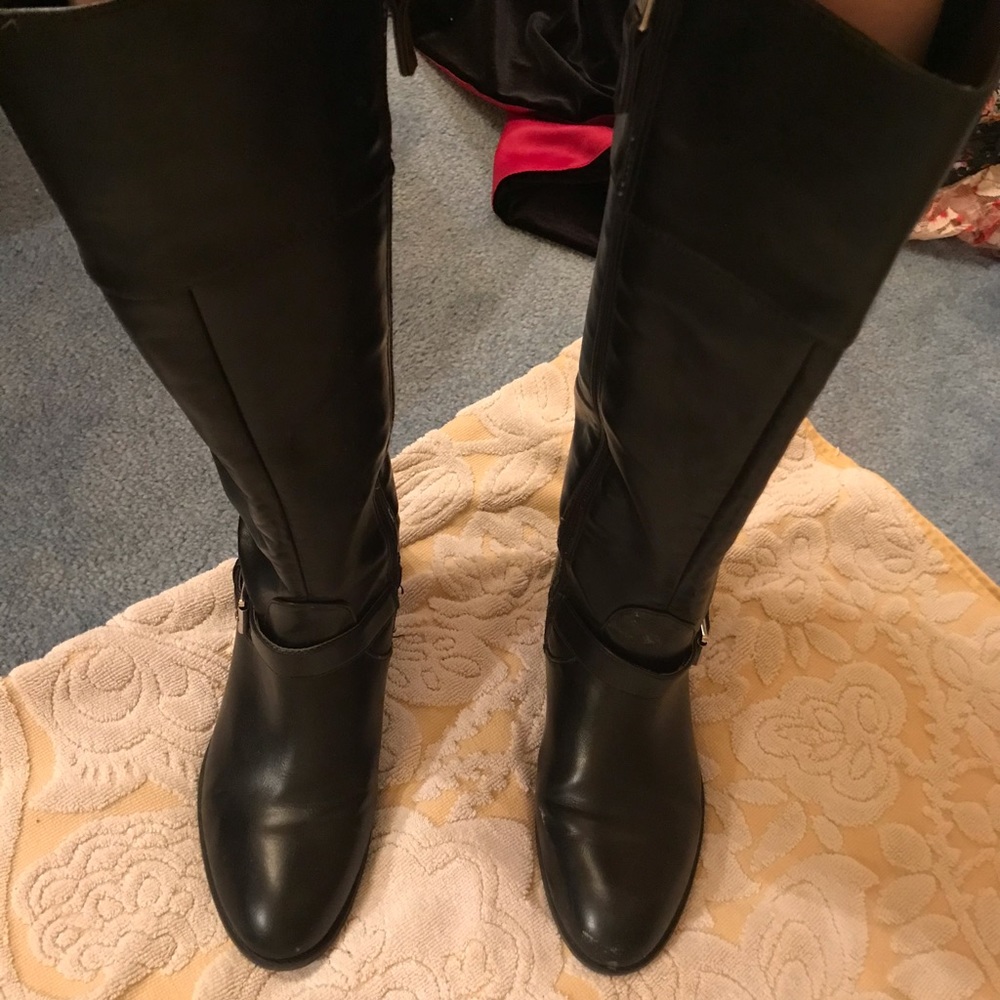 Tall Chaps Leather Boots